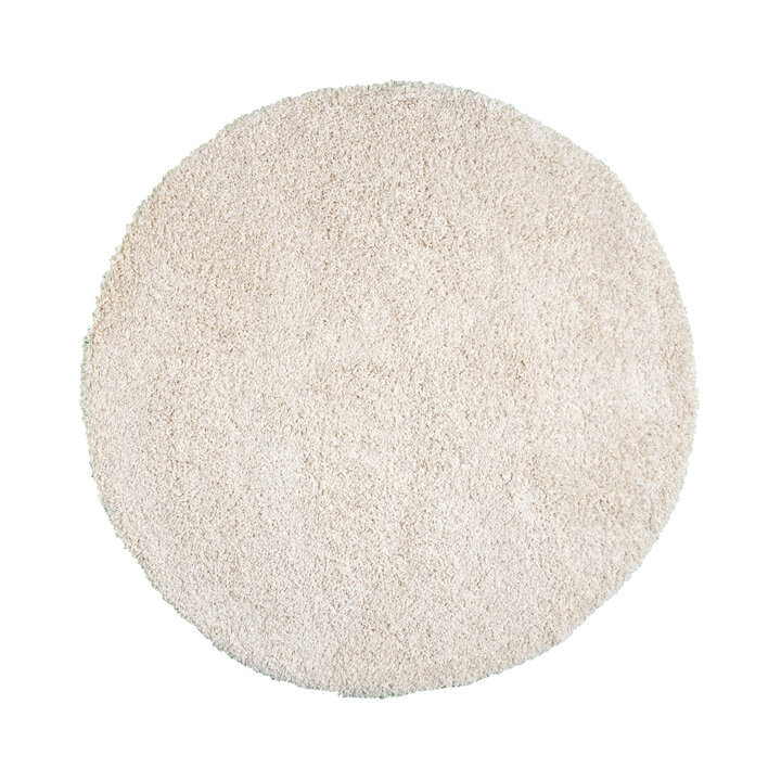 Rond hoogpolig vloerkleed - Yves Creme