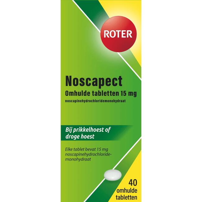 Roter Noscapect 40 omhulde tabletten