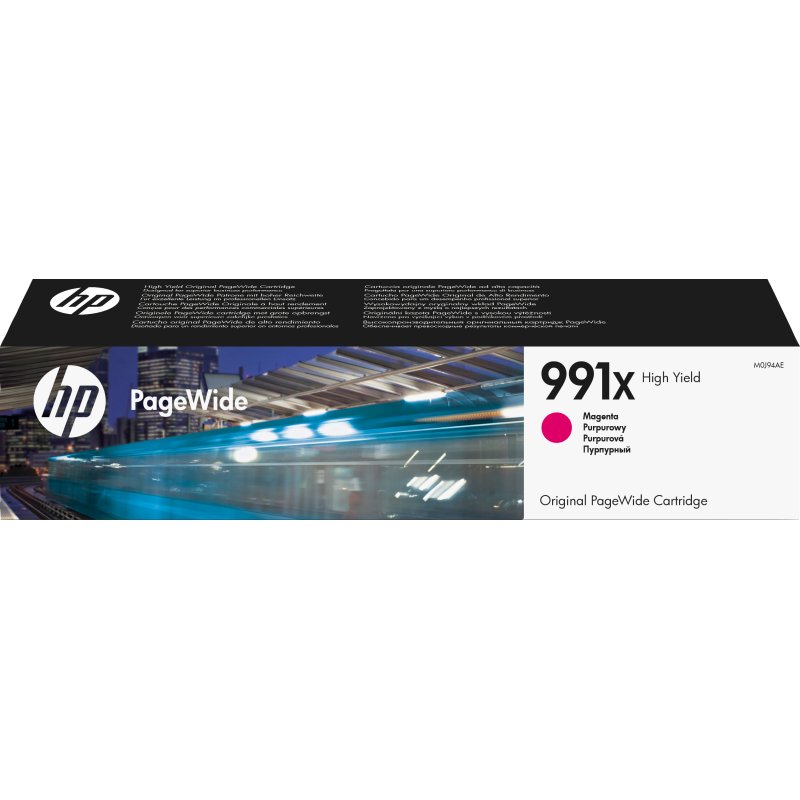 HP Cartouche d’encre magenta PageWide 991X grande capacité authentique