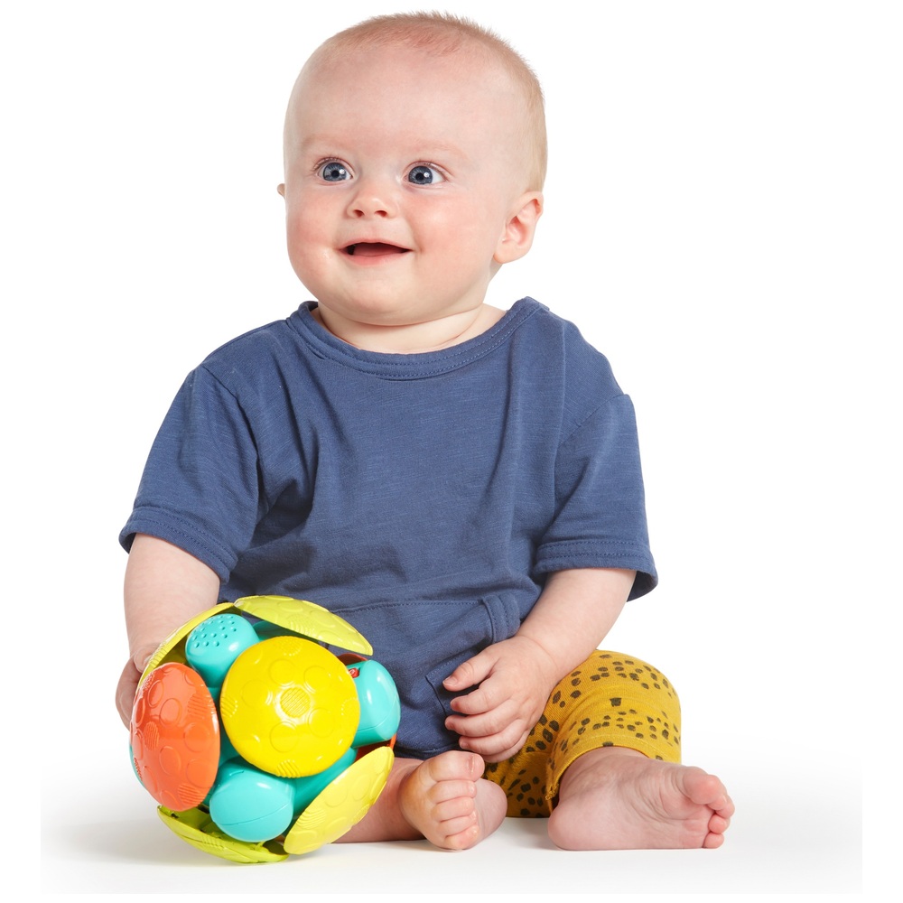 Bright Starts Wackelball mit Geräuschen