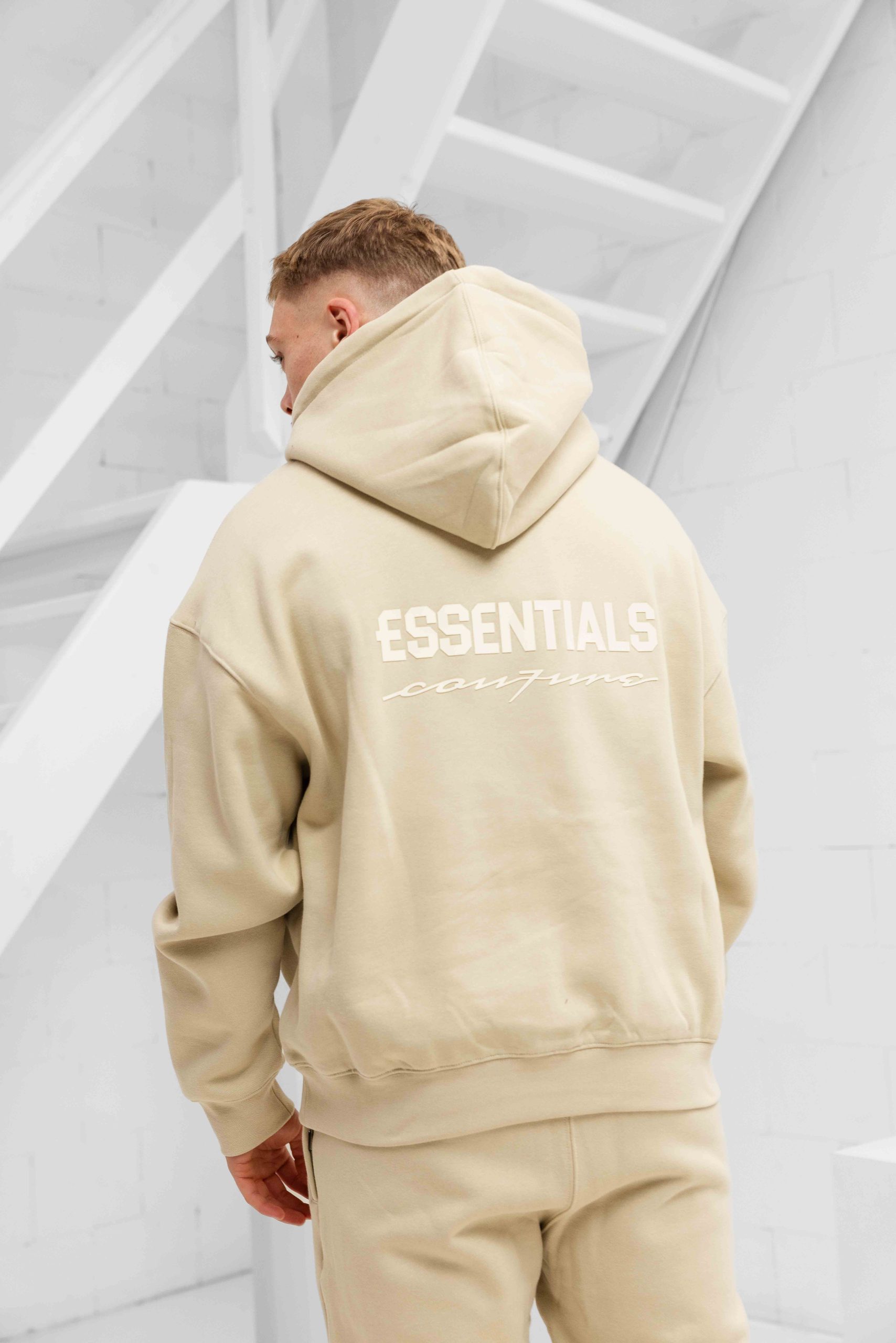 Cou7ure Essentials Rubber Trainingspak Heren Beige