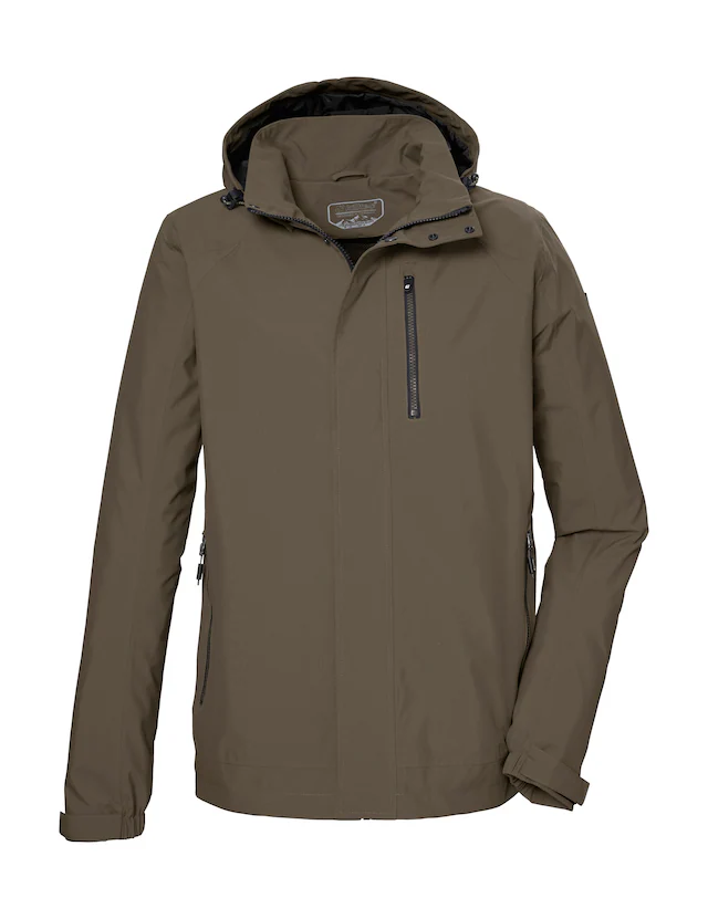 Killtec Outdoorjacke »KOS 52 MN JCKT« Funktionsjacke: wind- und wasserdicht, atmungsaktiv, abnehmbare Kapuze
