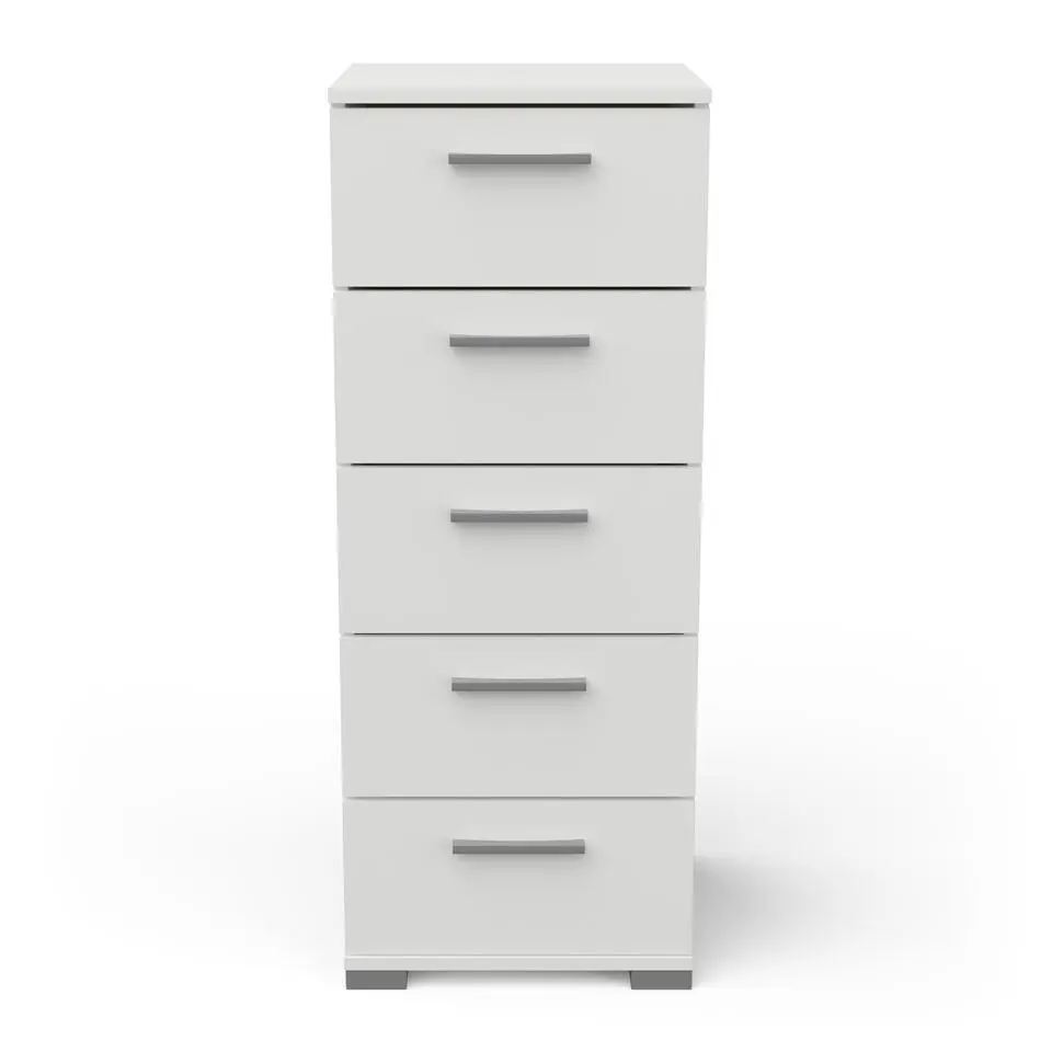 CBA Ladekast Izzy - 41,9 x 39,8 x 101,8 cm - Wit