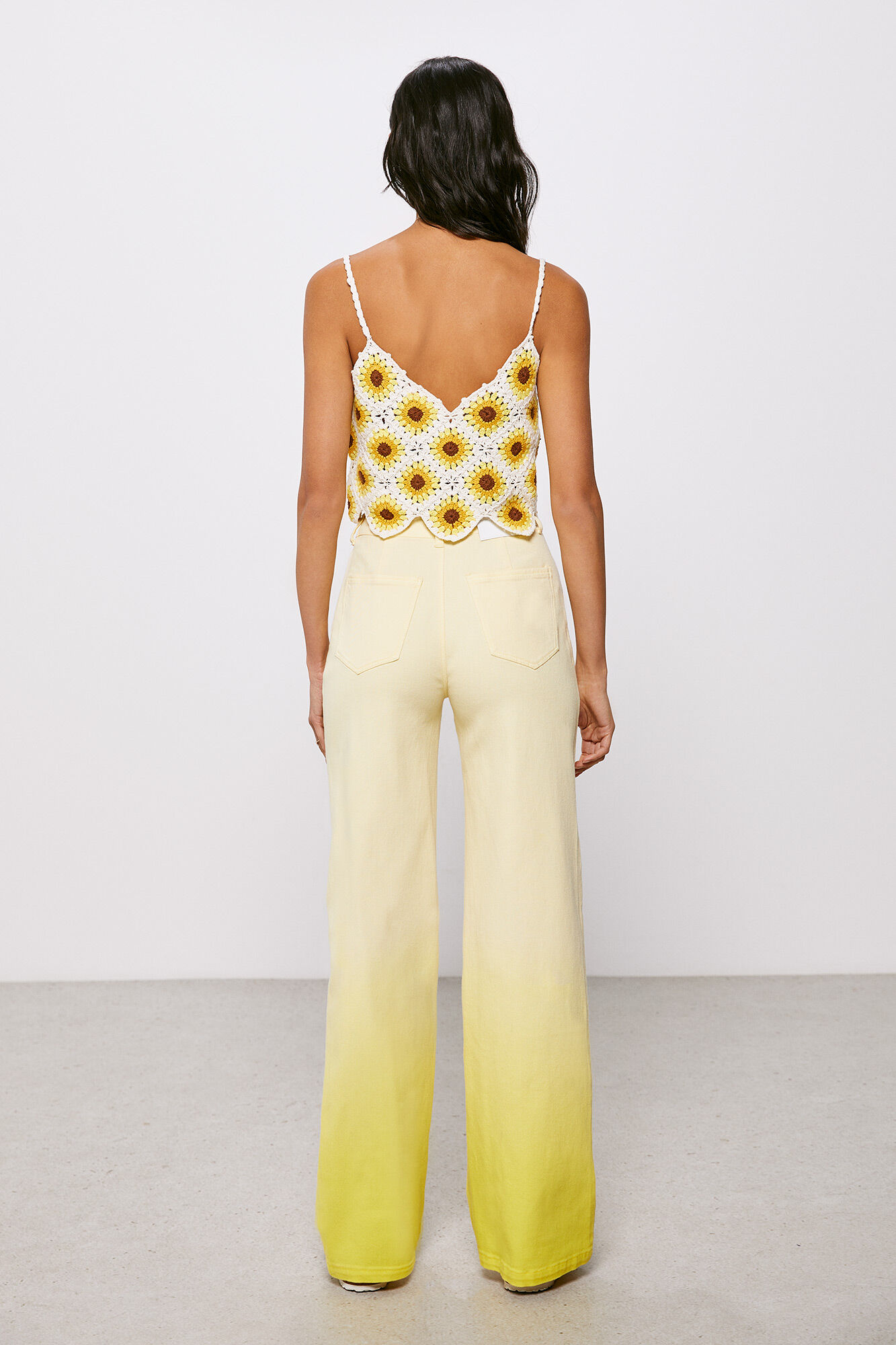 Calça jeans Sunset - amarela