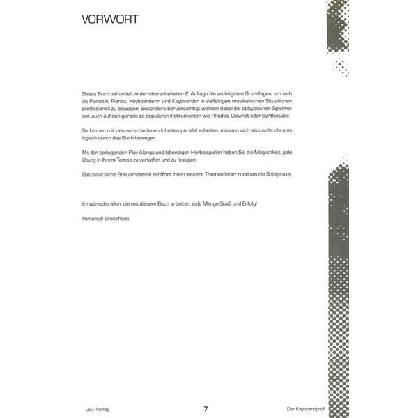 Leu Verlag Der Keyboard Profi