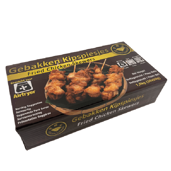 Golden Diamond Bevroren Gebakken Kipspiesjes 30x50g