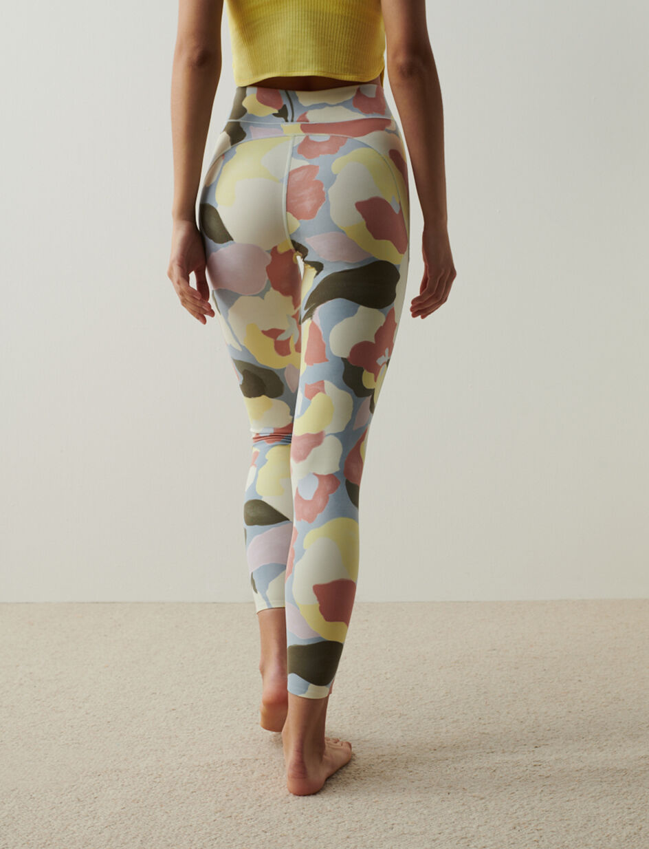 Legging - pivoine jaune pale
