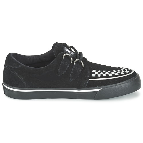 TUK - CREEPERS SNEAKERS - Noir / blanc