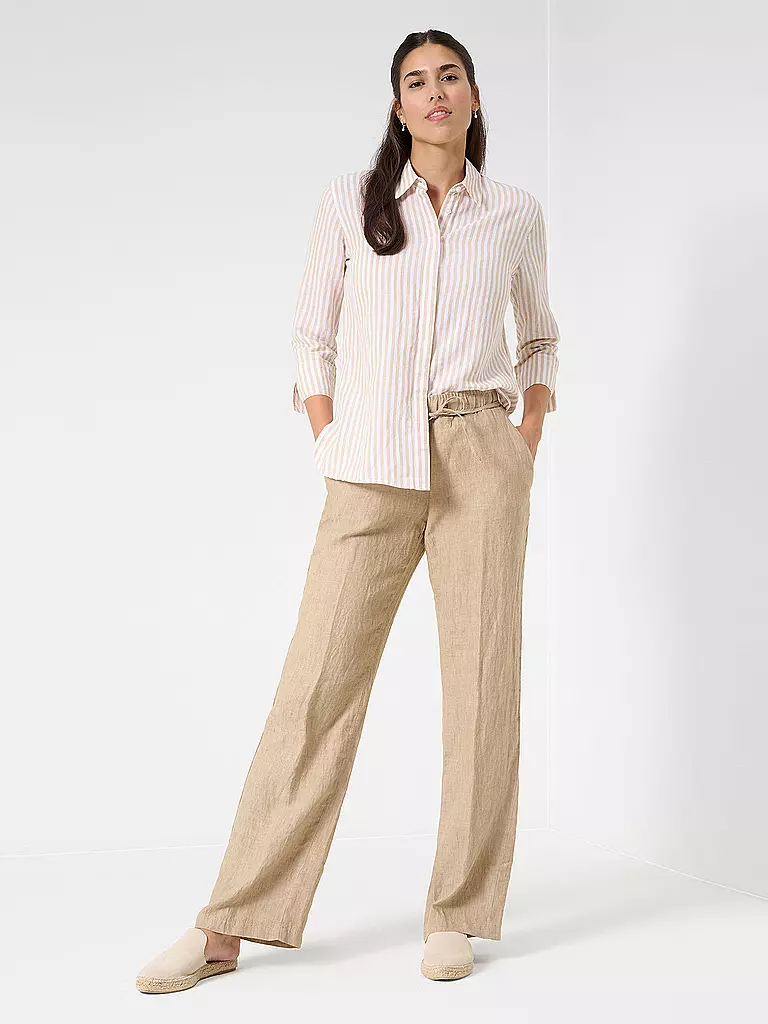 BRAX Leinenhose FARINA  beige