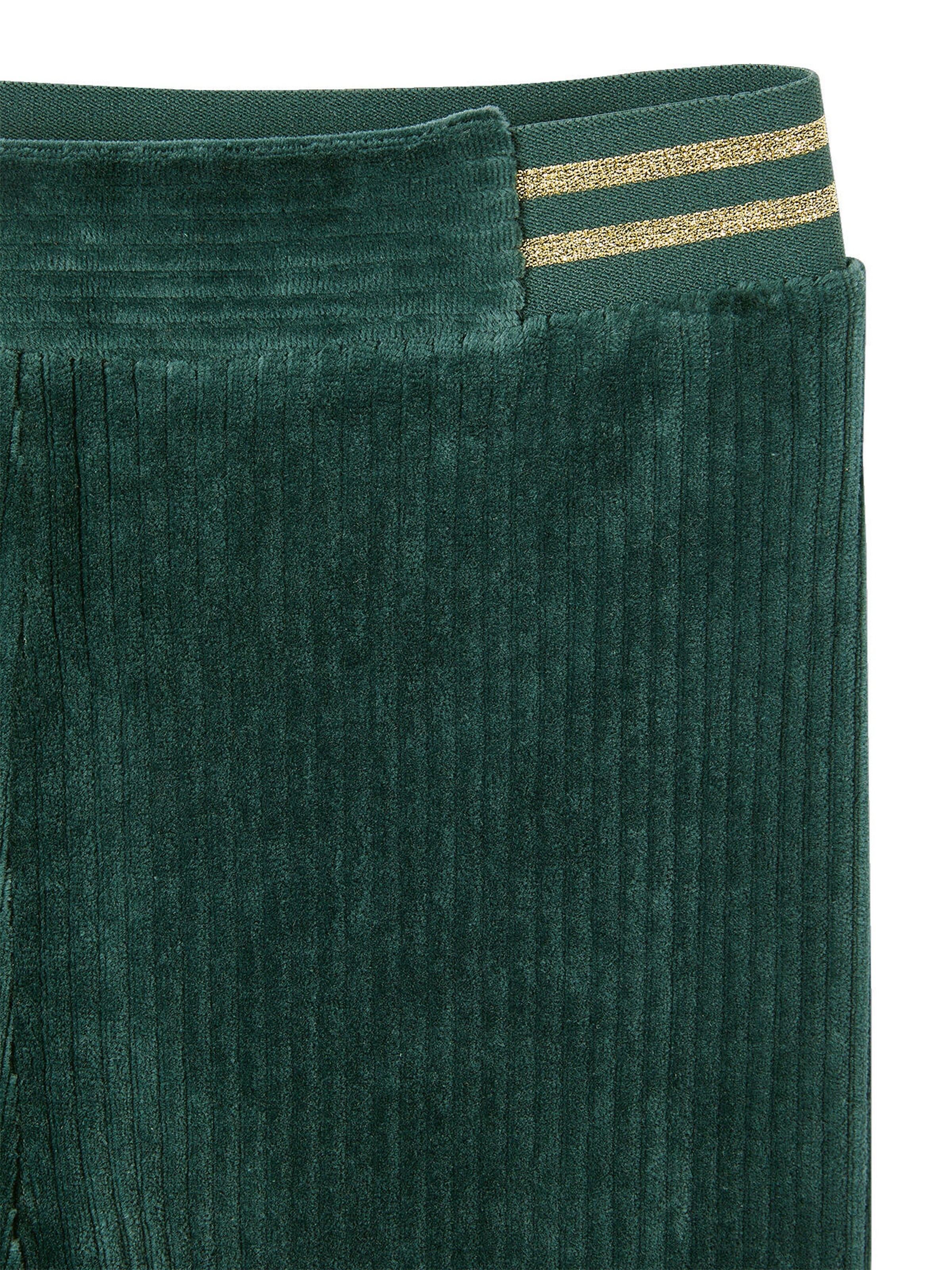 Vertbaudet Mädchen Cord-Leggings smaragdgrün