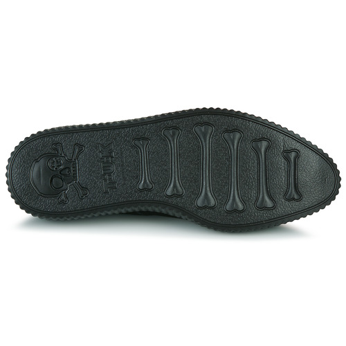 TUK - VLK D RING CREEPER SNEAKER - Noir / Bordeaux