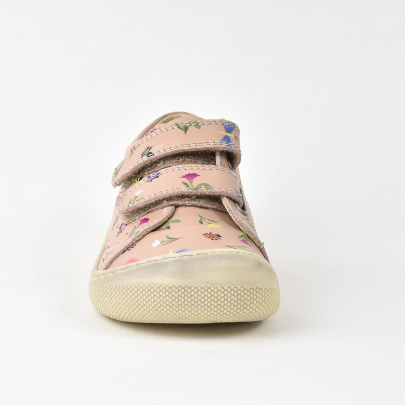Naturino Naturino Barefoot Bira Velcros Print Countryside Cipria