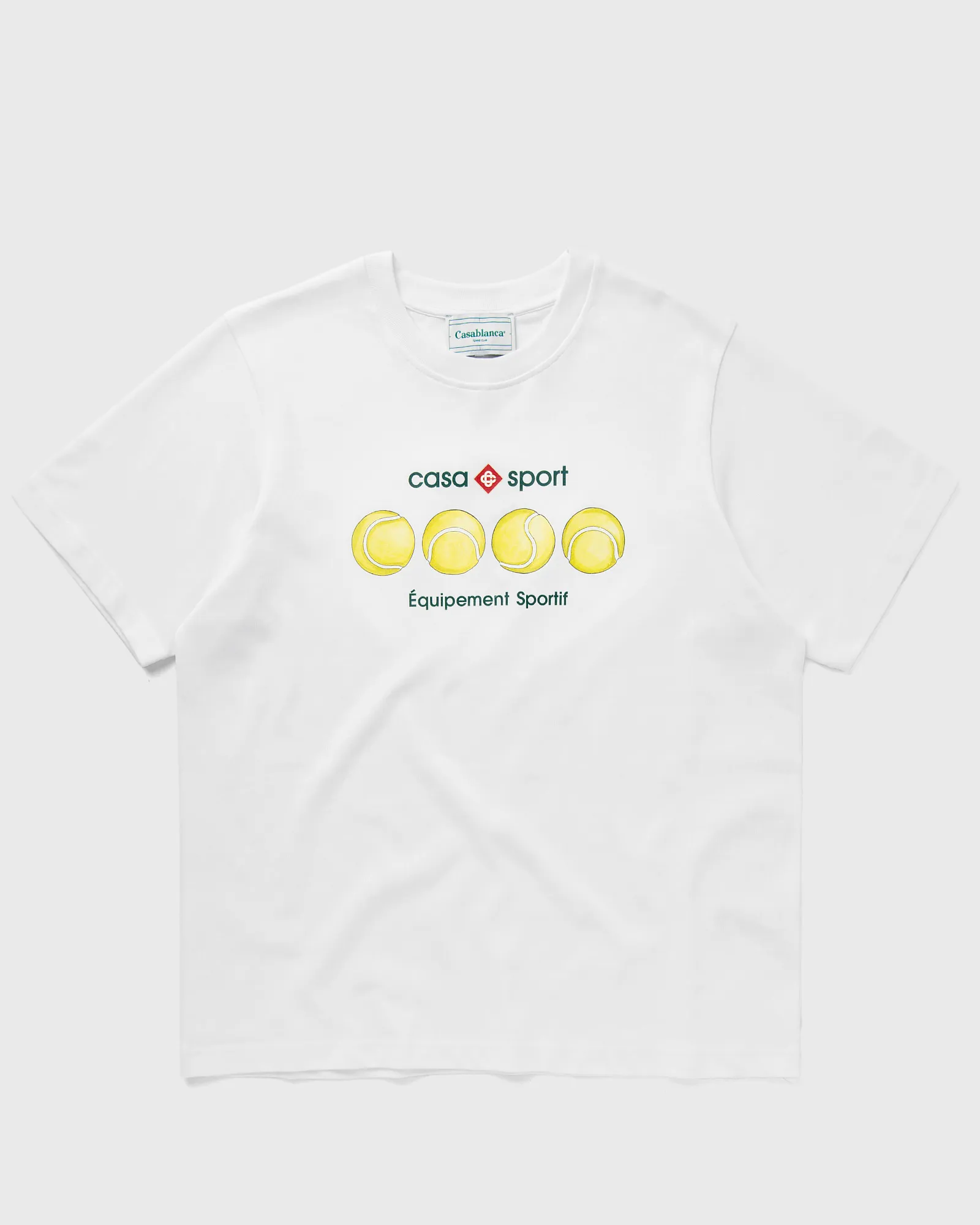 Casablanca CASA SPORT TENNIS BALLS PRINTED T-SHIRT