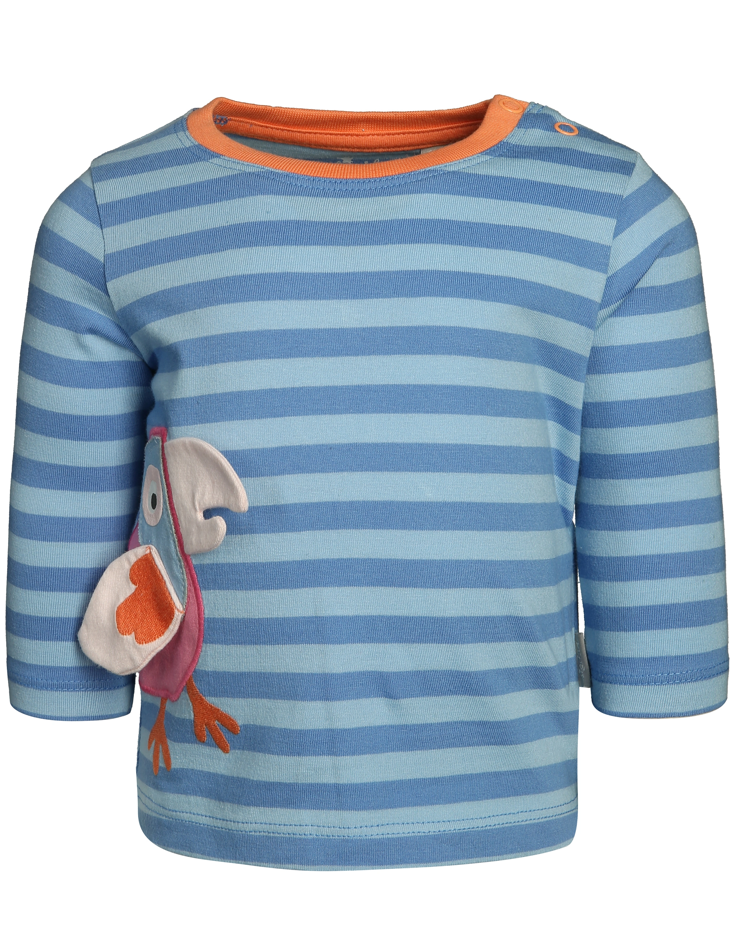 Langarmshirt SUMMER BIRD gestreift in blau