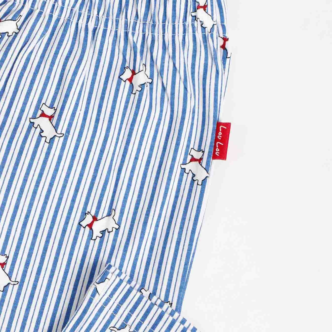 Admas Pyjama Lou Lou summer haut manches longues & Pantalon bleu