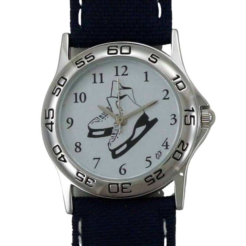 Montre deux patins à glace