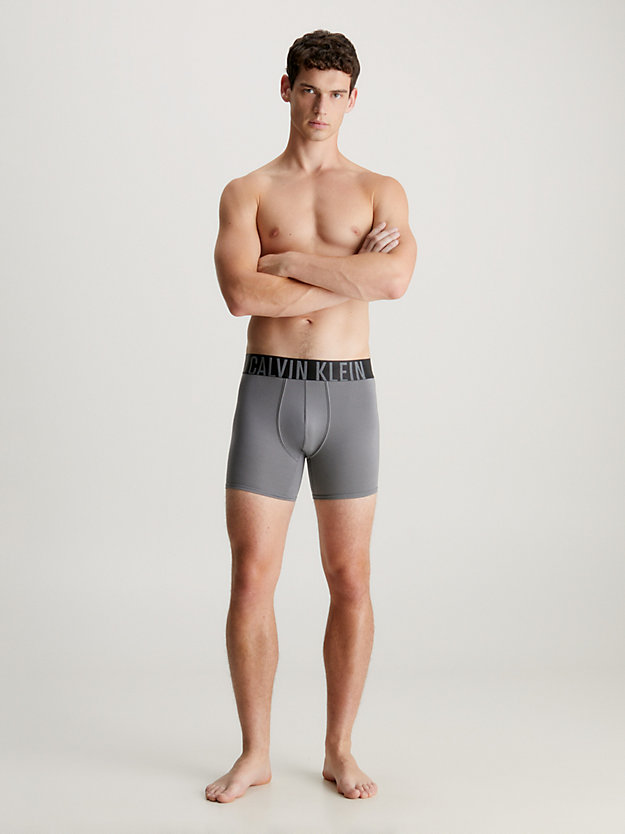 Pacote com 3 Cuecas Boxer Longas - Intense Power