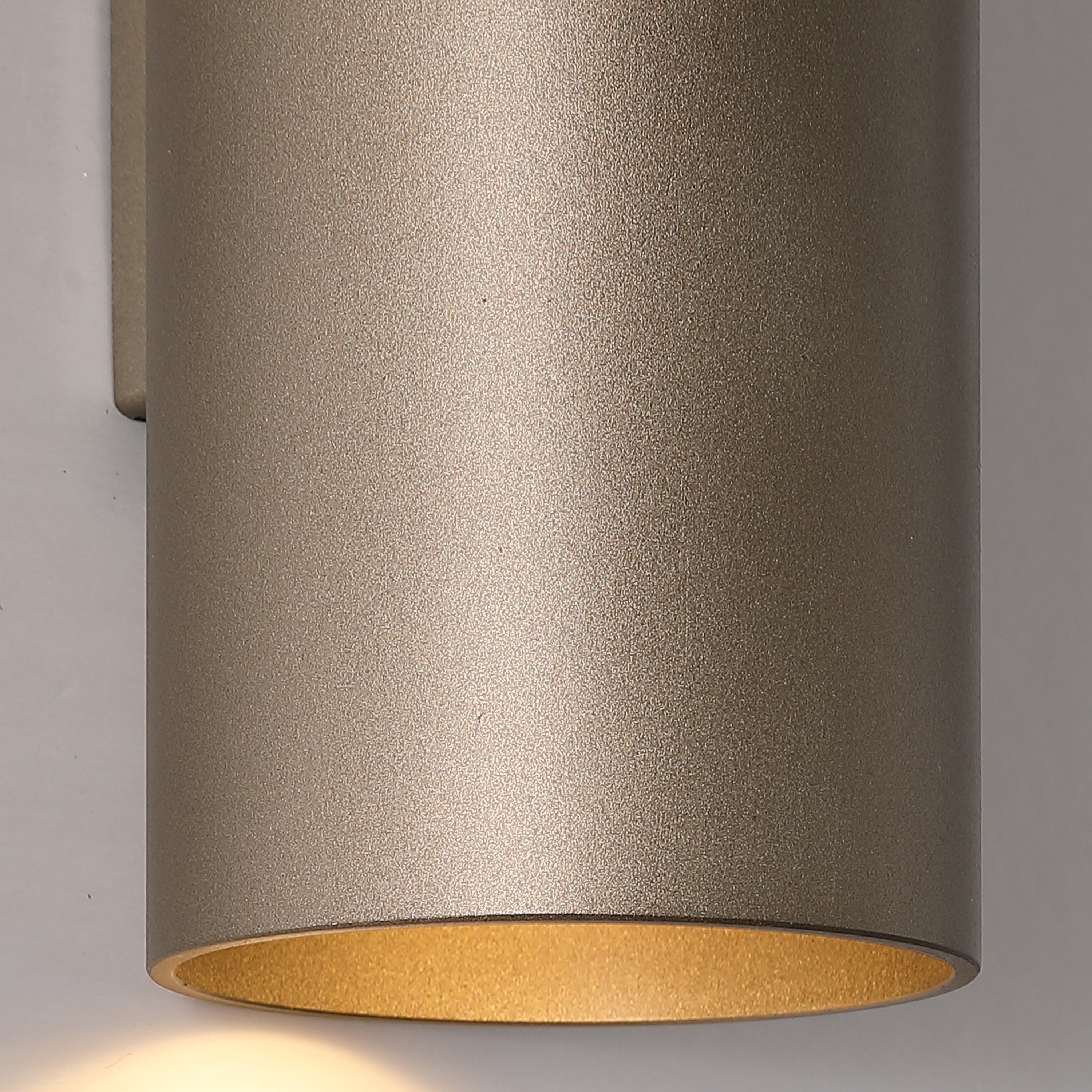 Searchlight Wall Wandlamp Cilinder - H 15,4 cm - Latte
