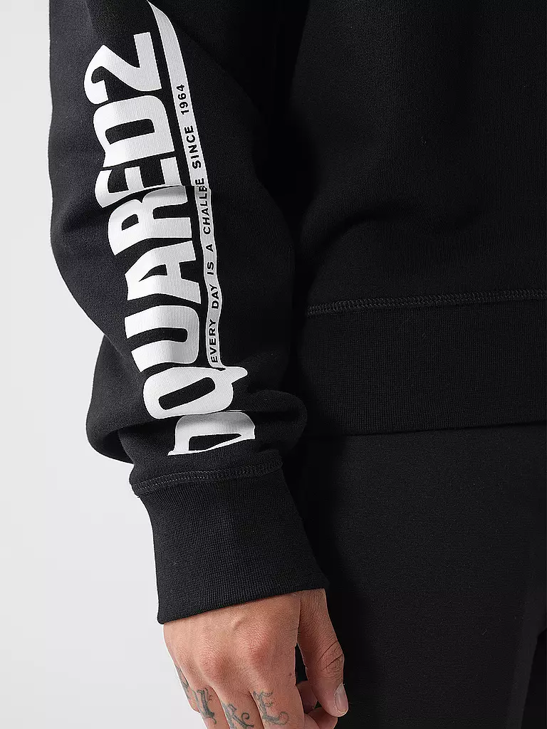 DSQUARED2 Kapuzensweater - Hoodie schwarz