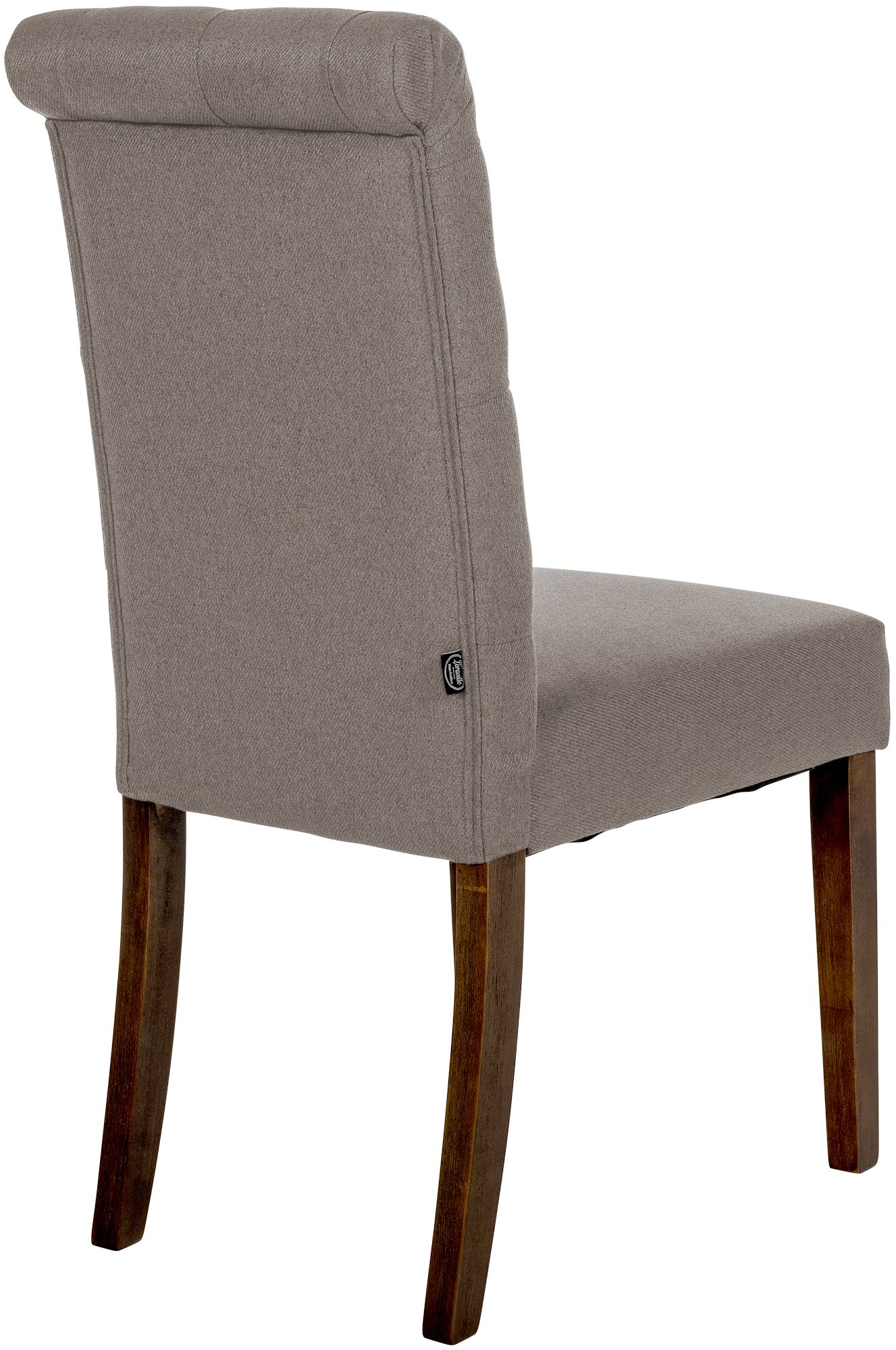 CLP Esszimmerstuhl Lisburn I Samt I Stoff I Polsterstuhl Gesteppt Chesterfield Design