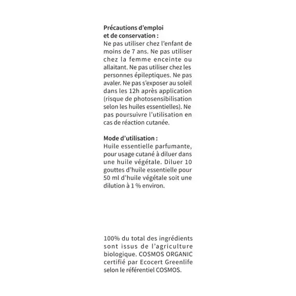 Óleo Essencial de Pau-rosa Orgânico Haloma 10ml