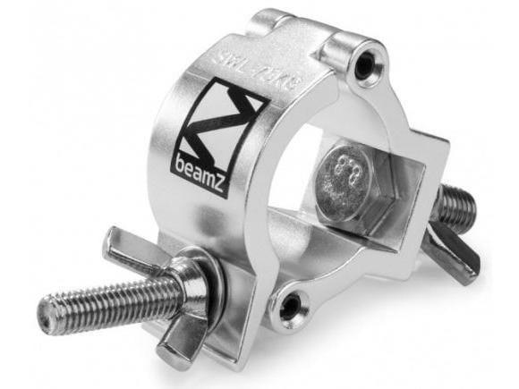 BeamZ Clamp BC38B-75 Schmale Aluminium-Halbkupplung für Rohr- und Traversenmontagevorrichtungen