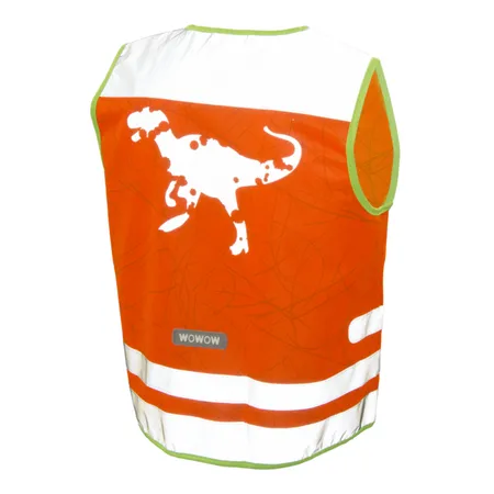 WOWOW Sicherheitsweste Nutty Jacket für Kinder orange mit Refl.-Streifen - Größe: XS