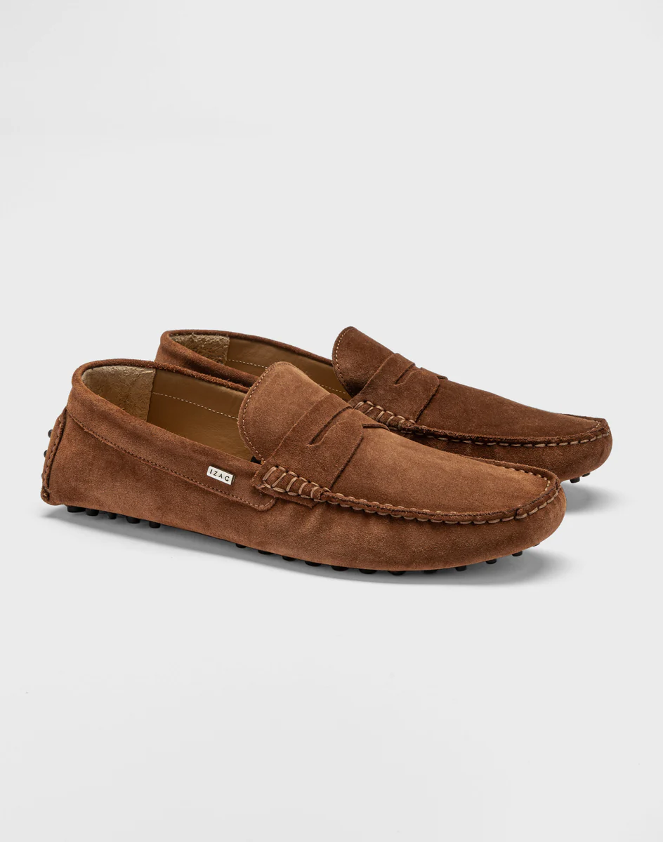 Mocassins cuir caramel 