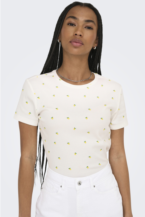 Only witte dames t-shirt