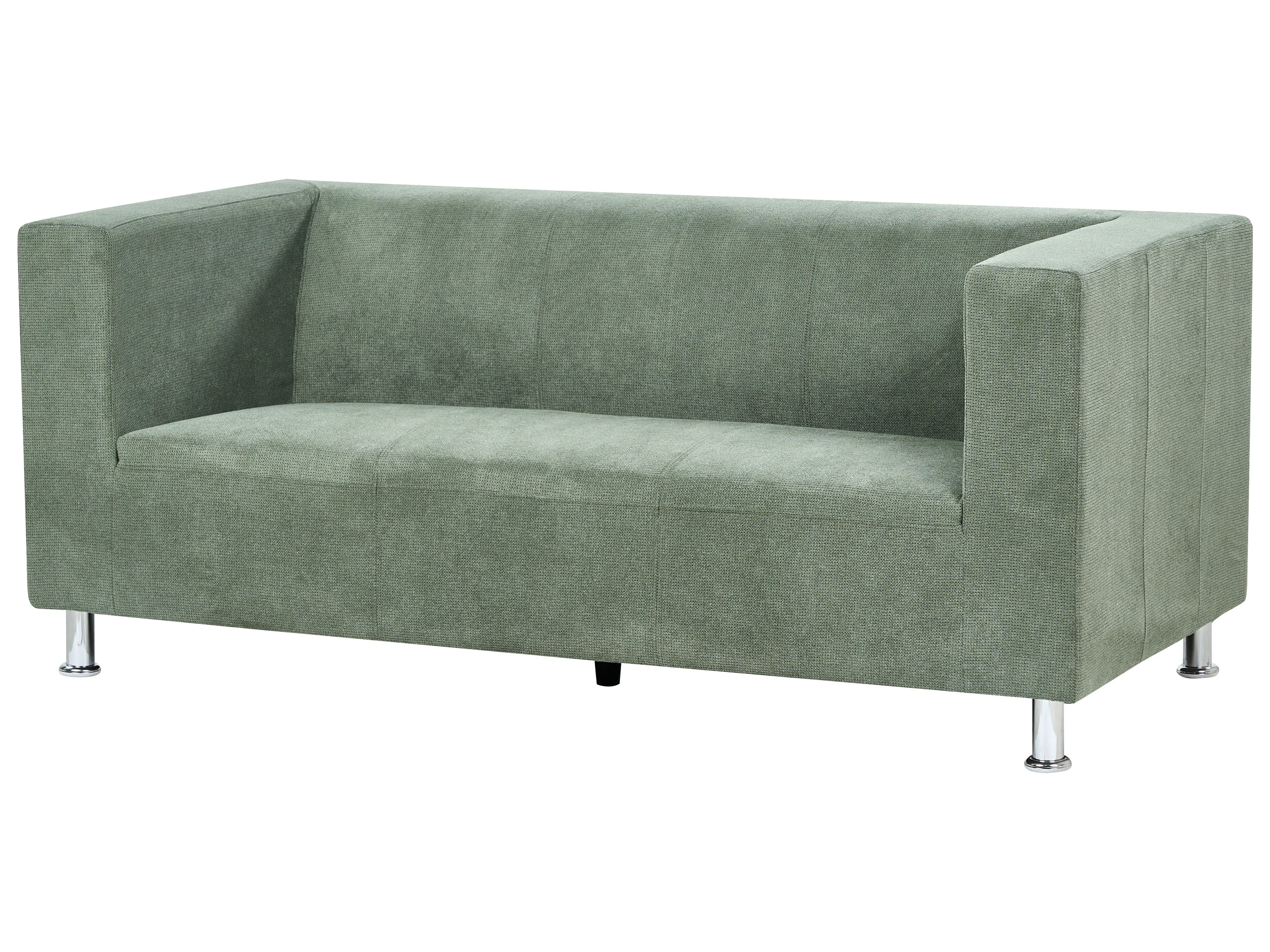 Bank 3-zits FLORO Chenille Lichtgroen