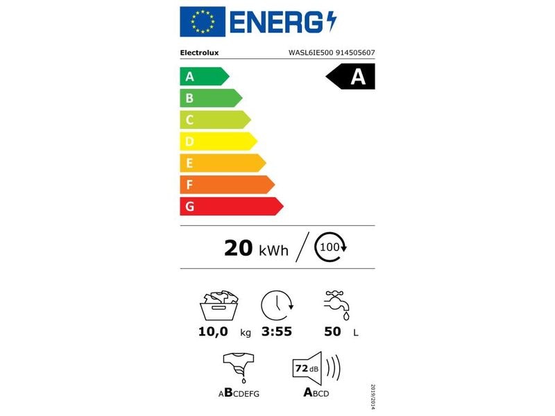 Electrolux Waschmaschine WASL6IE500 Links Frontloader mit 10 kg Ladekapazität