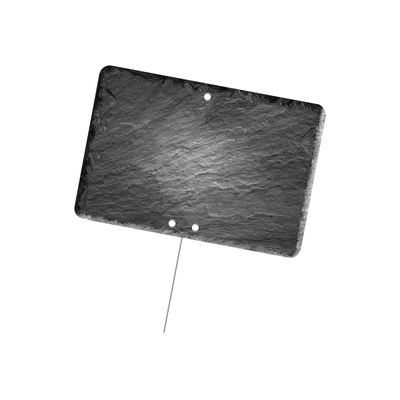Bequet Schiste - 10 Étiquettes ardoise - 8 x 6 cm - sans attache