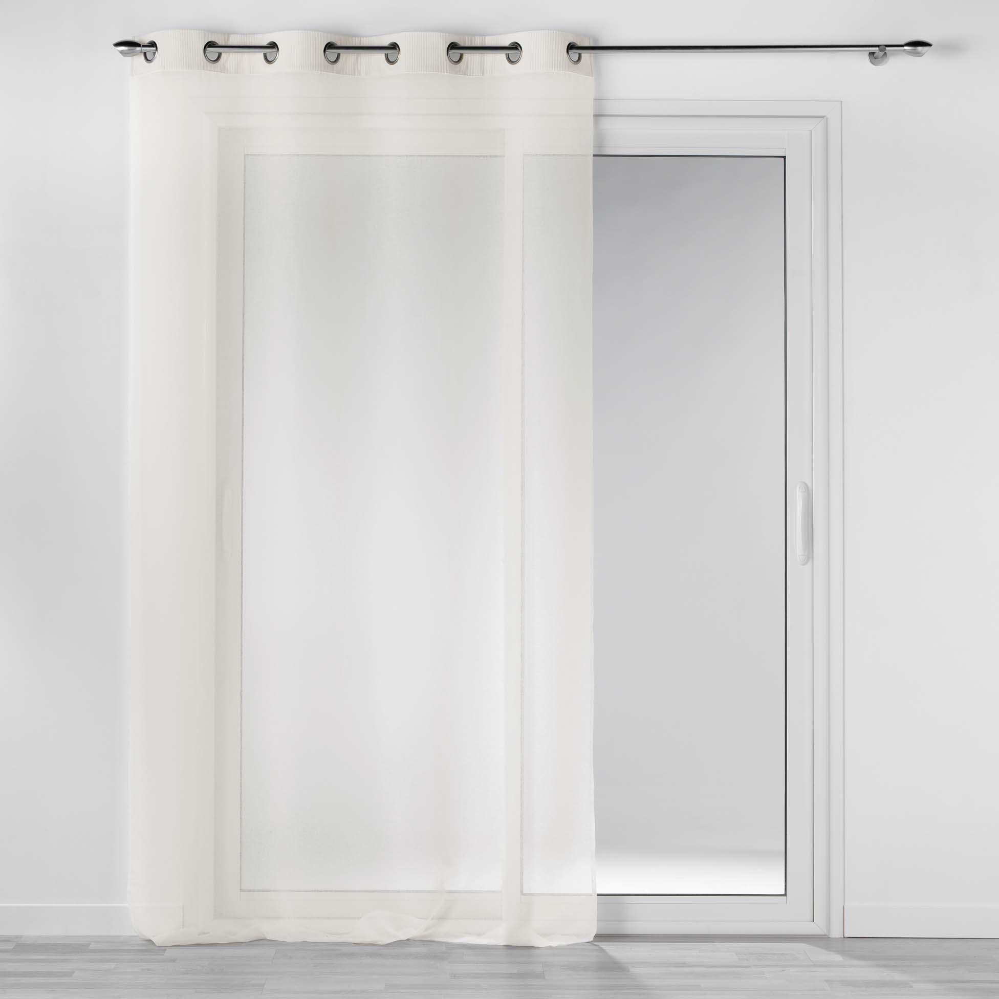 PANNEAU OEILLET 140X240CM SABLE ET VELOURS CASUAL NATUREL