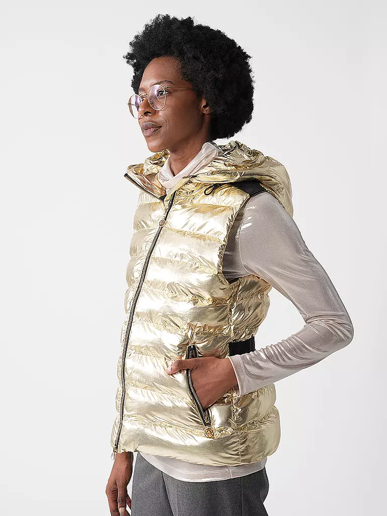 SPORTALM Steppgilet  gold