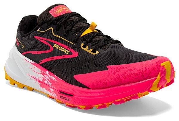 Chaussures Trail Brooks Catamount 3 Noir Rose Femme