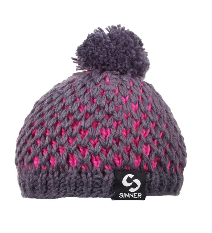 Sinner DAWSON BEANIE GREY/PINK
