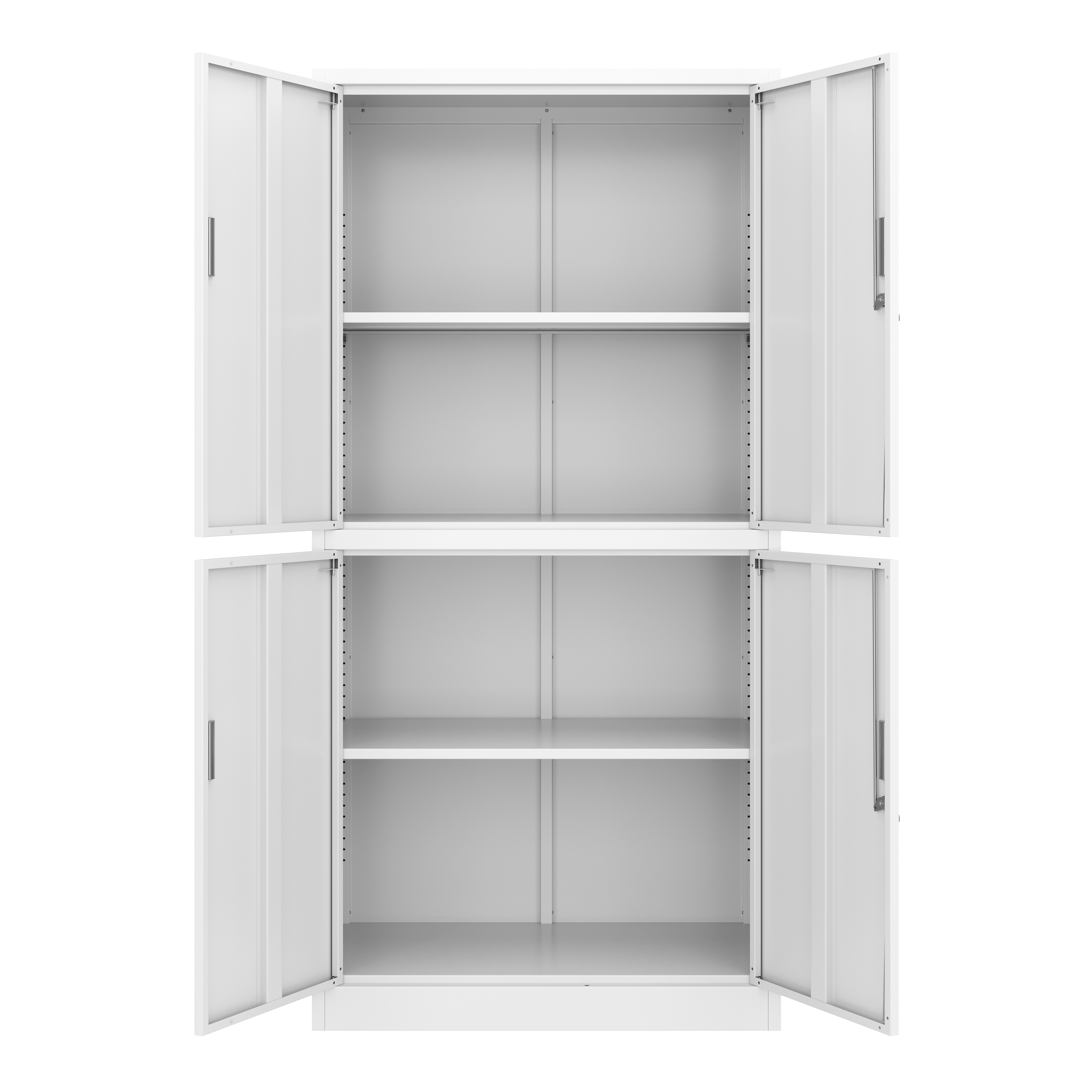 Aktenschrank mit 4 Türen 90 x 185 cm weiss