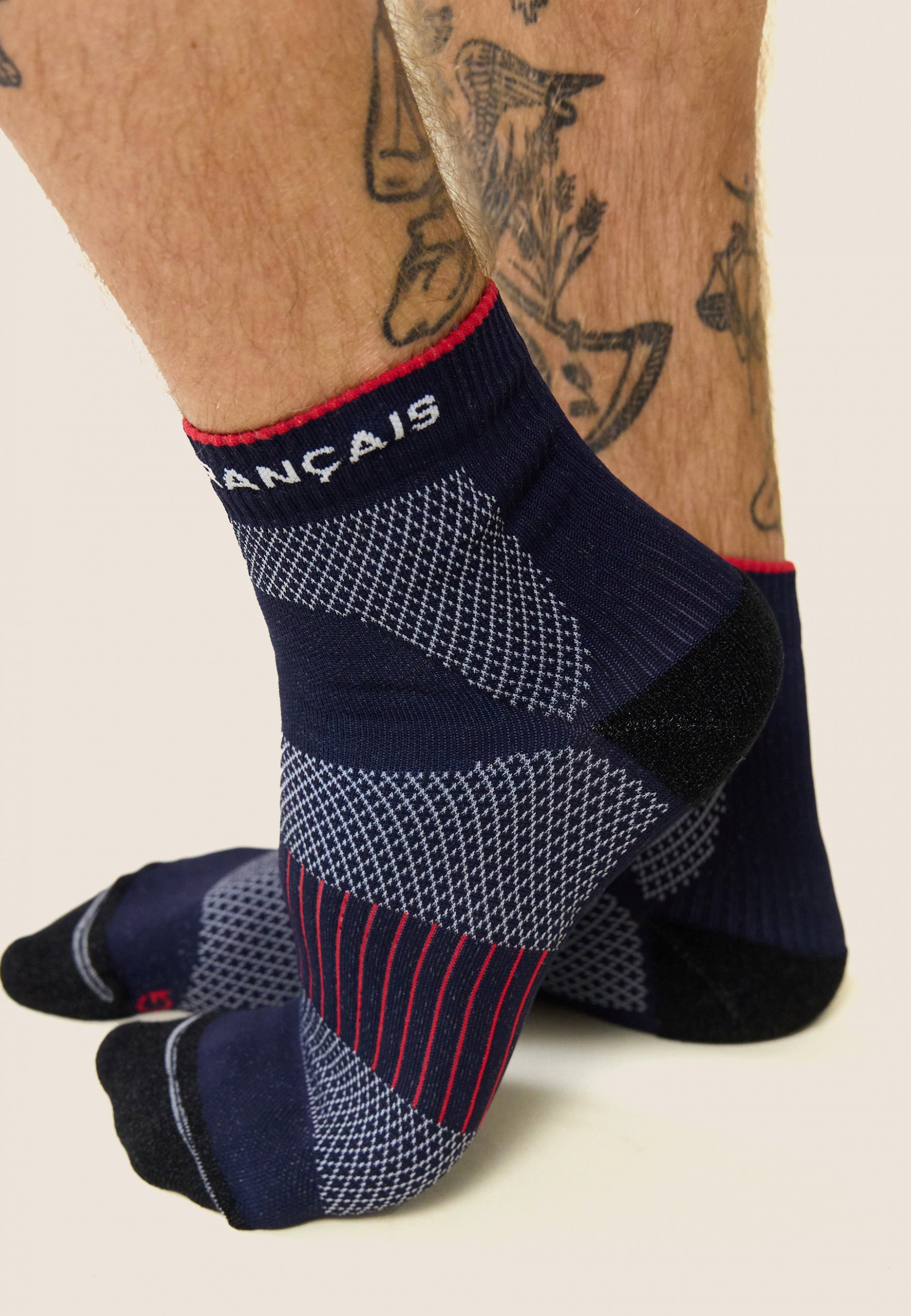 Chaussettes courtes en polyamide-Gaetan Marine