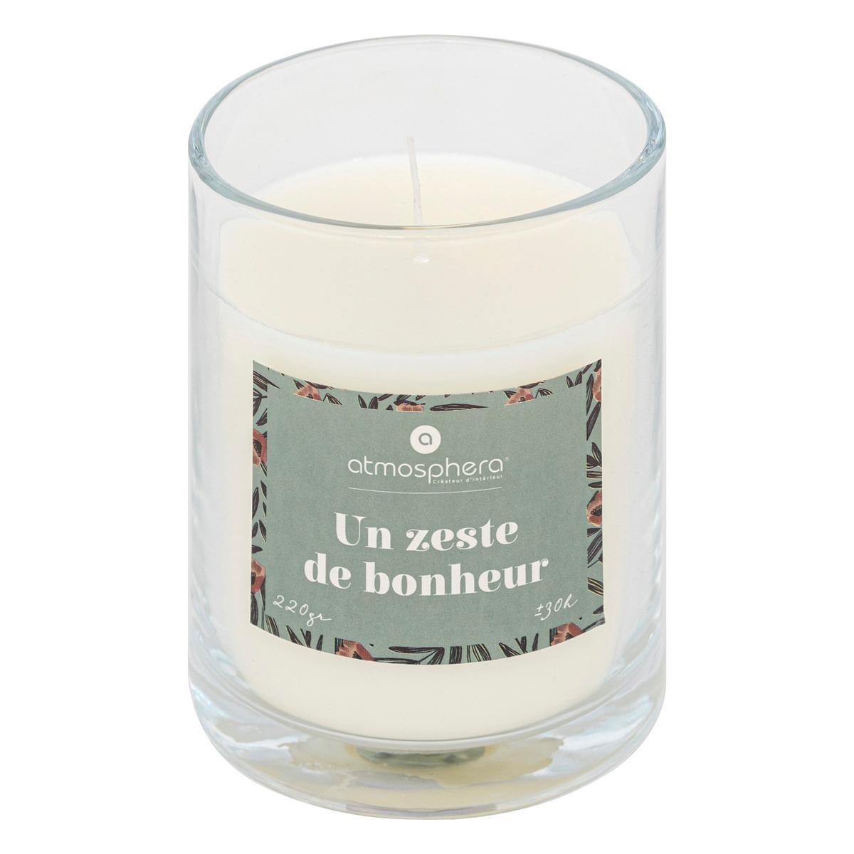 BOUGIE PARFUMEE VERRE AVEC BIJOU MILY EXOTIQUE 220G