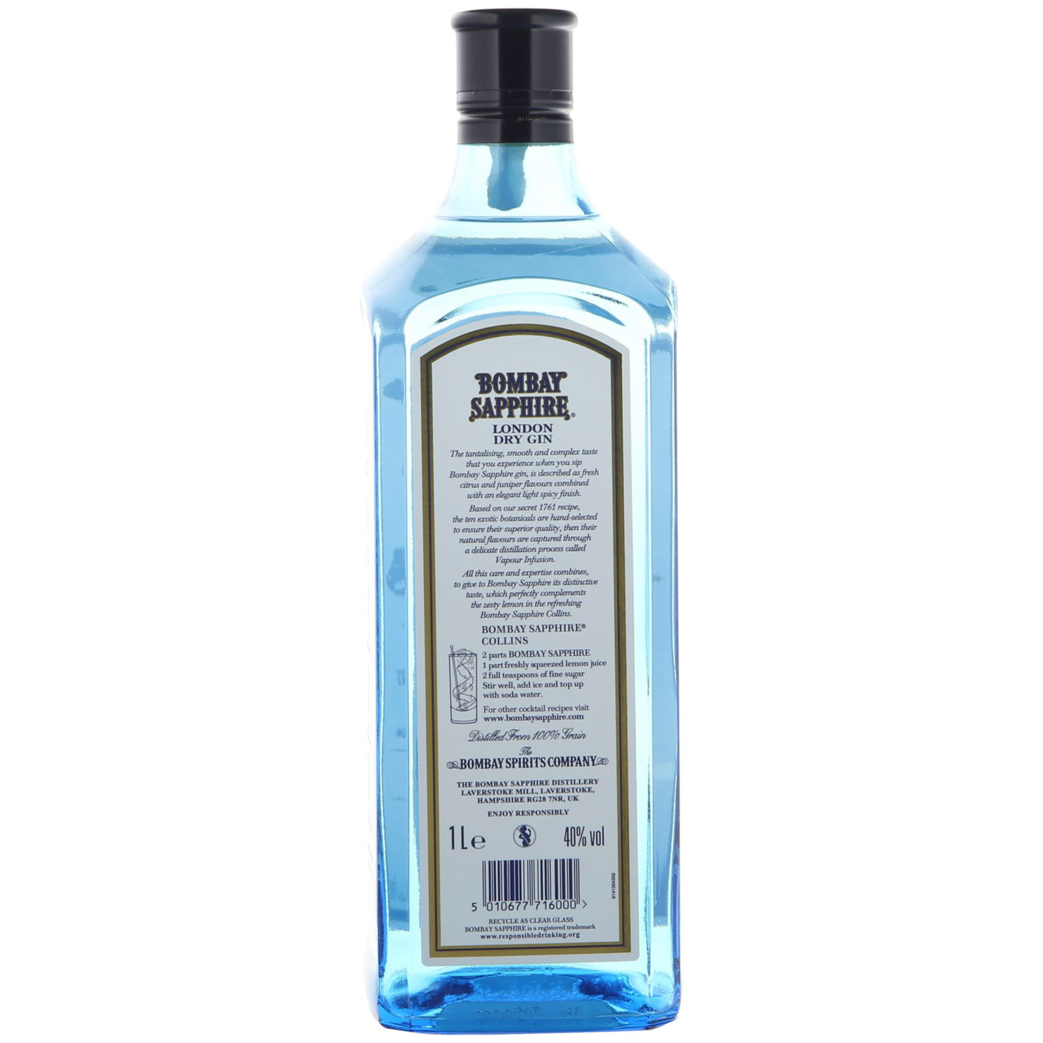 Bombay Sapphire Dry Gin -100cl