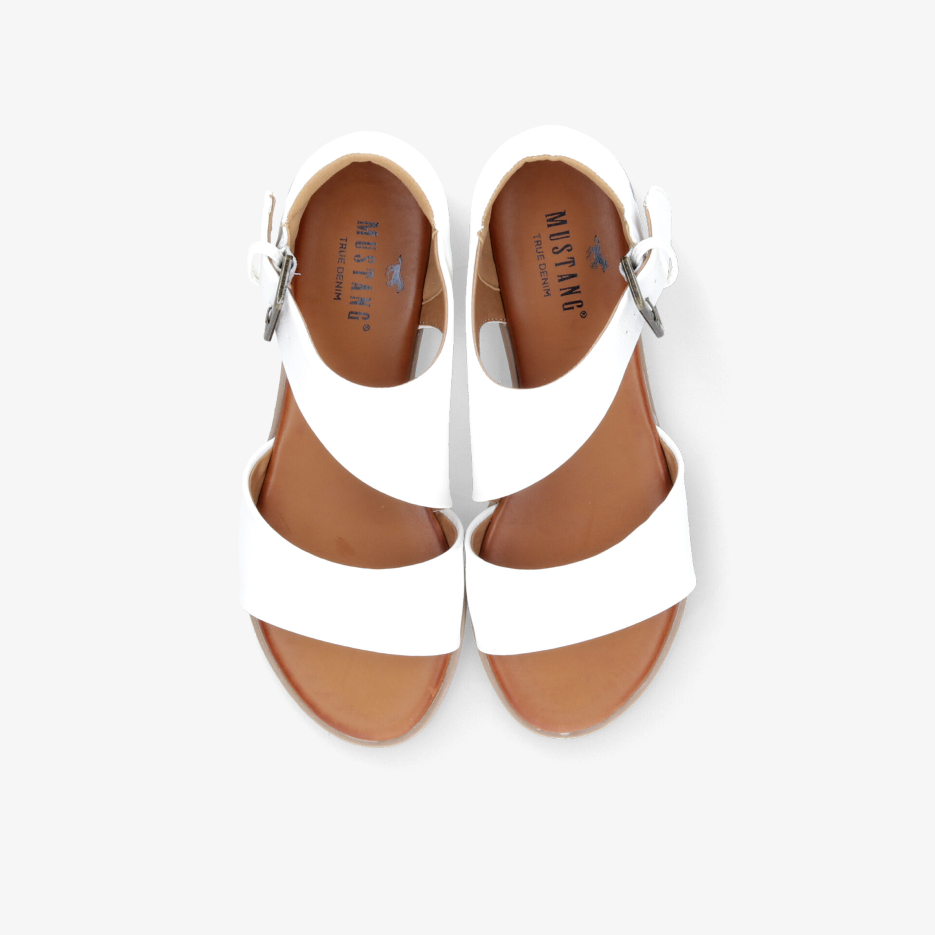 MUSTANG Damen Sandalen weiß