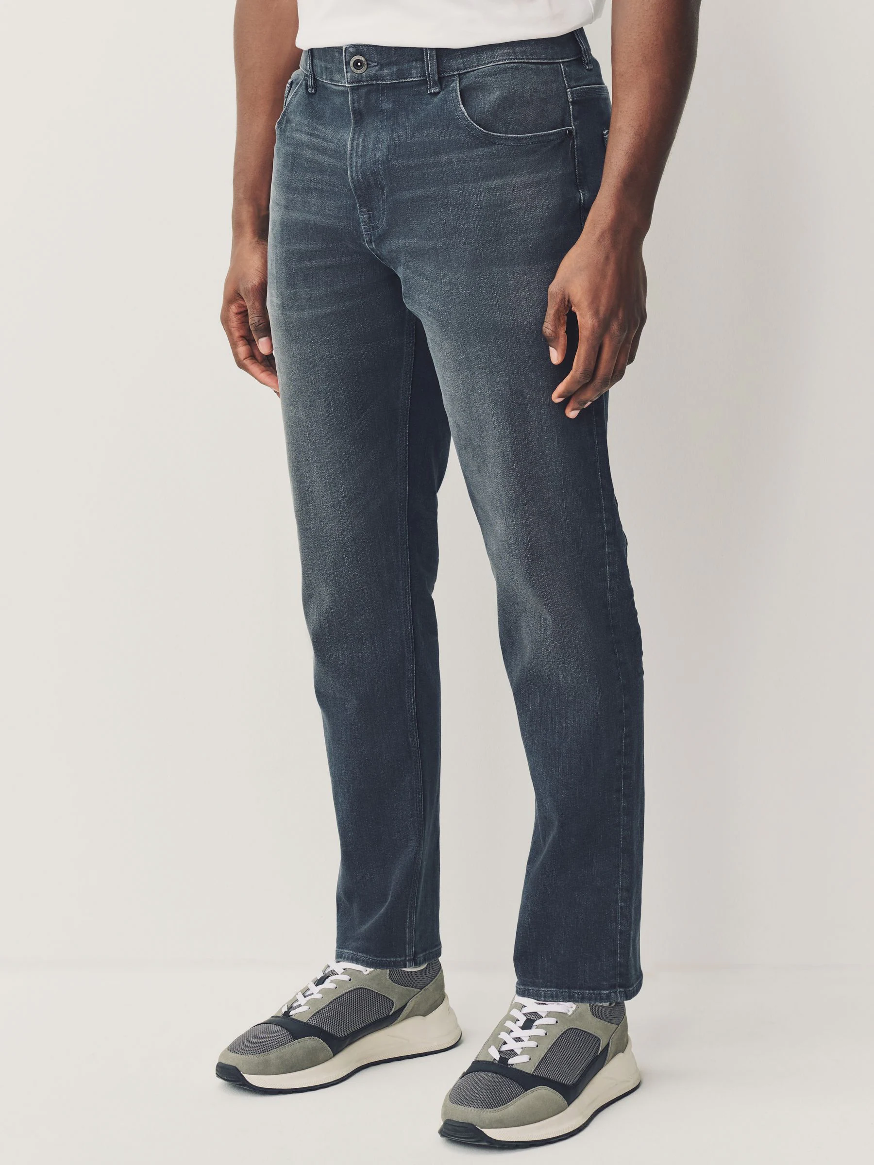 Antraciet - Slim Fit - Authentieke stretch denim jeans