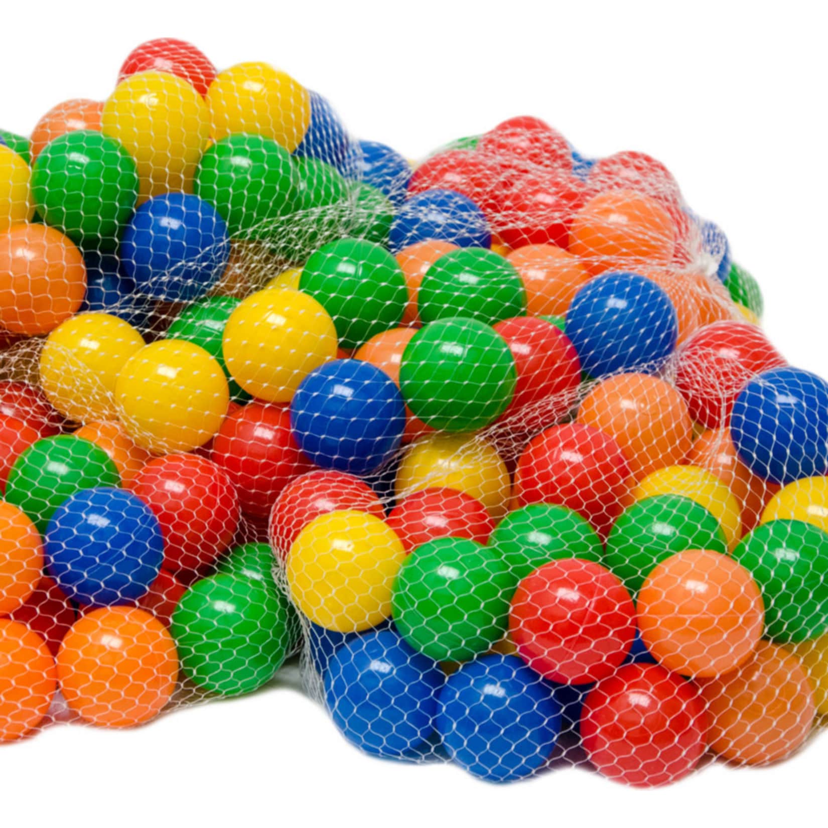 50 bunte Bälle für Bällebad 5,5cm Babybälle Plastikbälle Baby Spielbälle