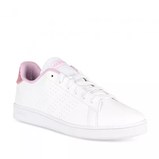 Baskets BLANCHES ADIDAS Advantage K