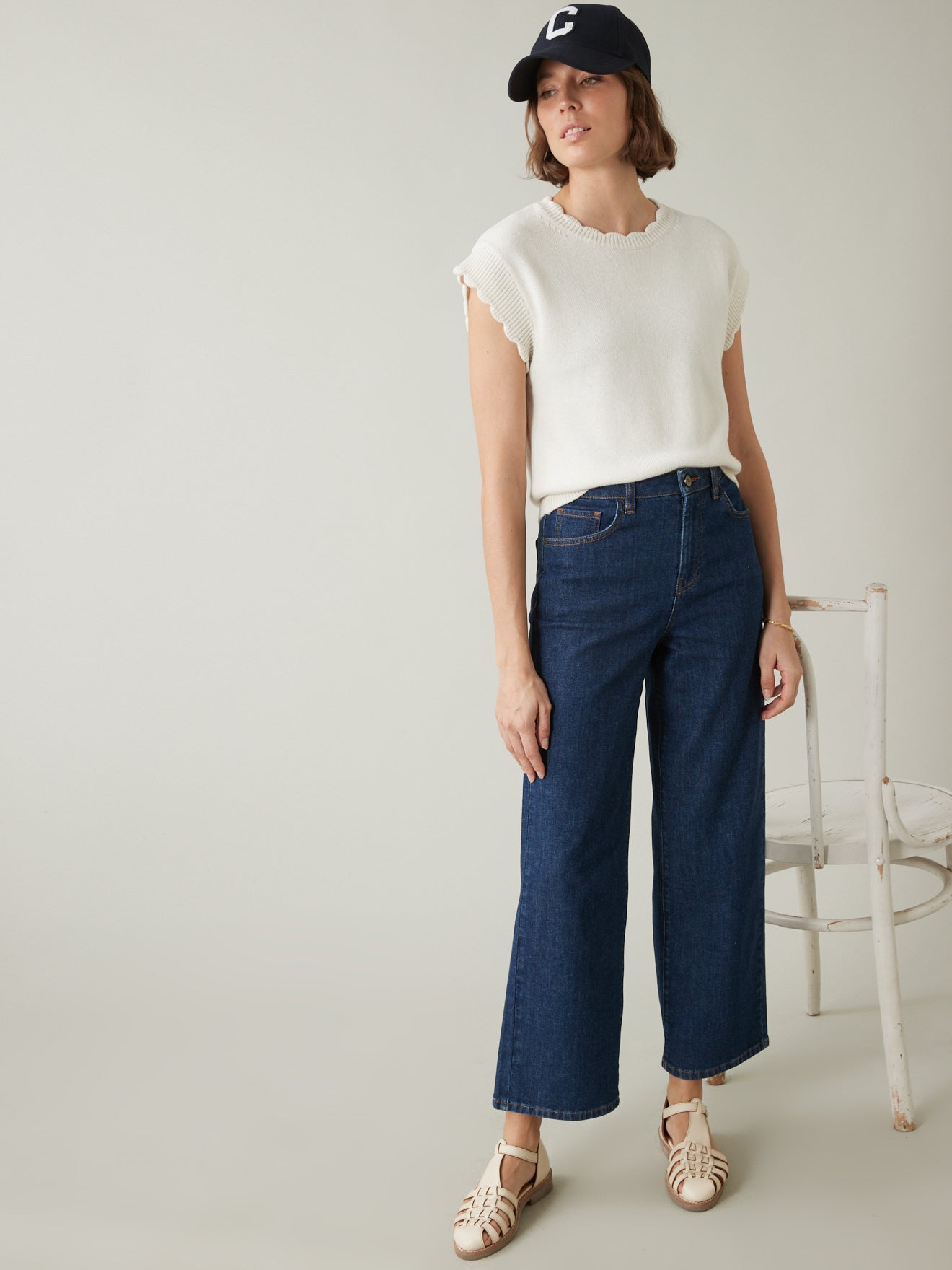 Pull sans manches femme