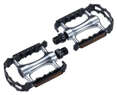 Pédales BBB BigFeet Noir/Argent