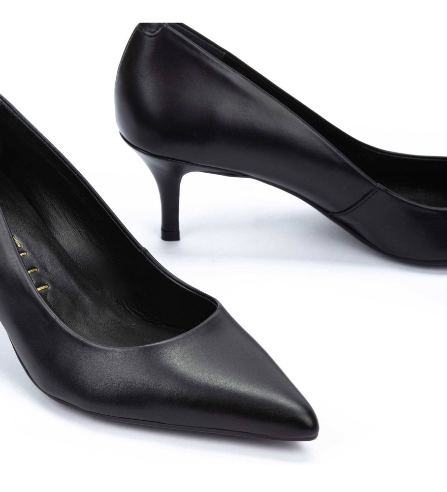 Sapatos Martinelli Fontaine em couro preto - Altura do salto: 6,5 cm -