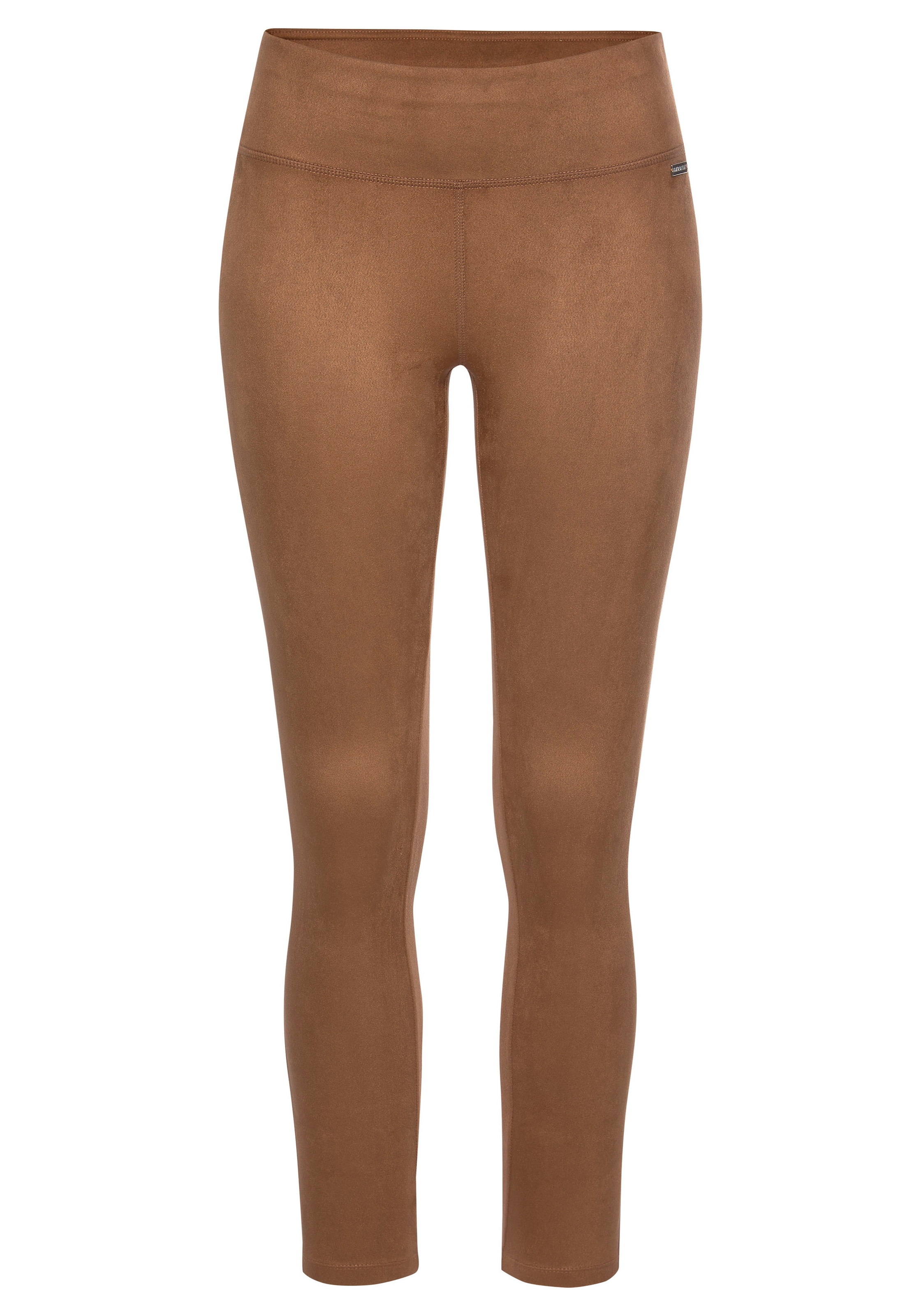 LASCANA Leggings  in  Velourleder-Optik
