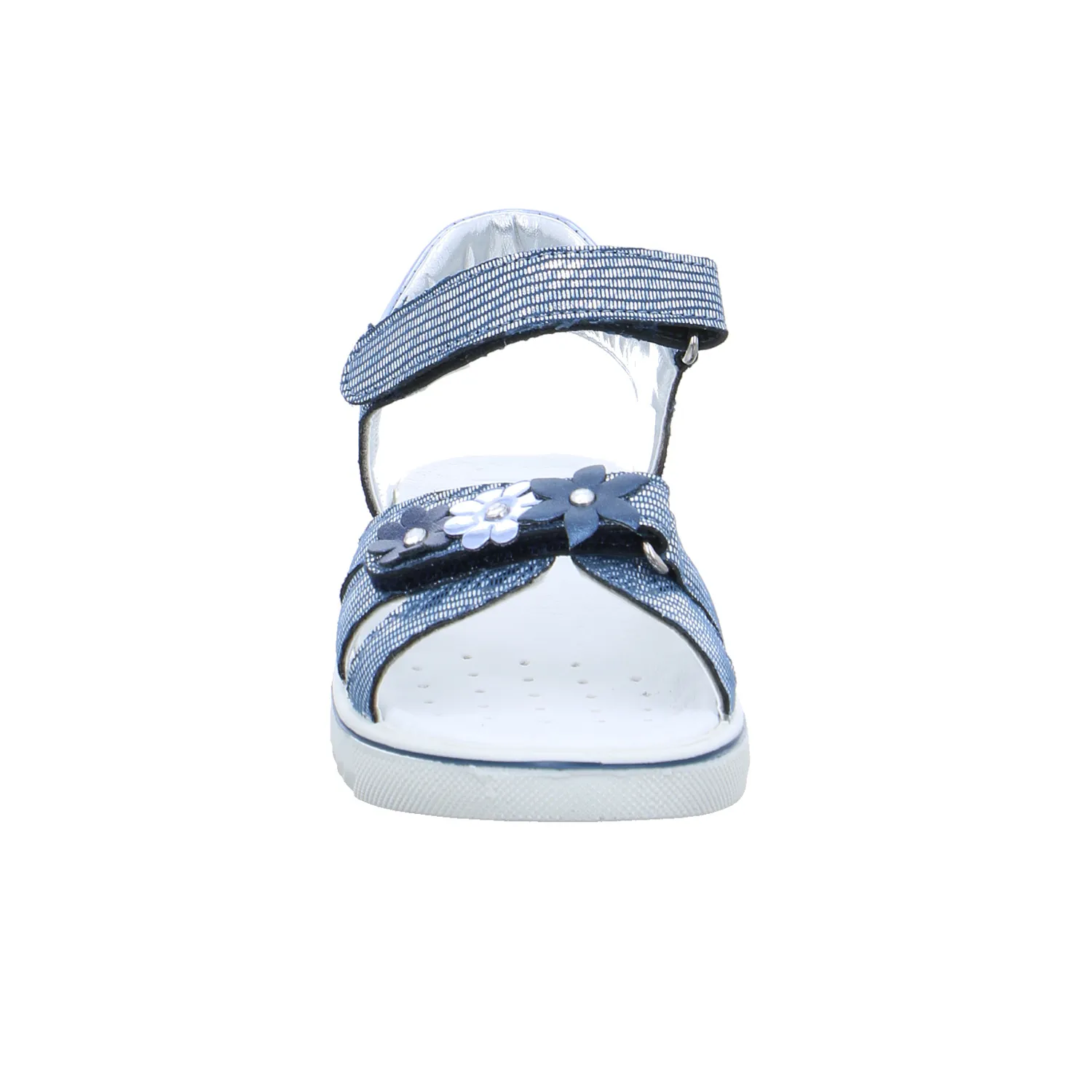 IMAC Mädchen-Sandale Jeansblau Lederimitat  Mädchentraum