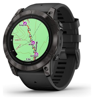 Montre de Sport Garmin Epix Pro Gen 2 Sapphire Titane 51mm Noir Carbon Gris